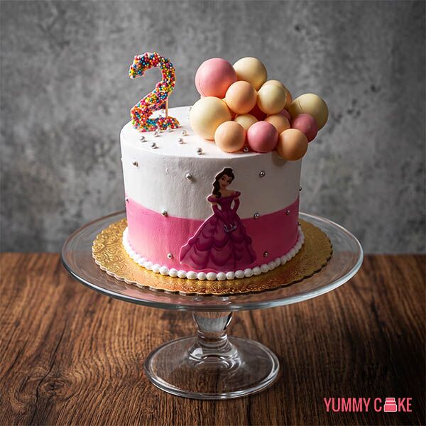 Girl 2nd Birthday Cake