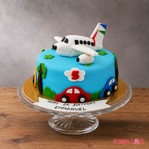Little Pilot Birthday Cake