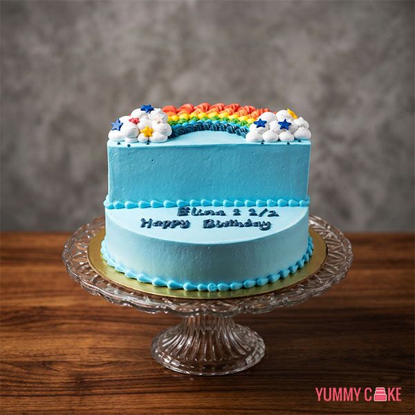 One and Half Year Birthday Cake