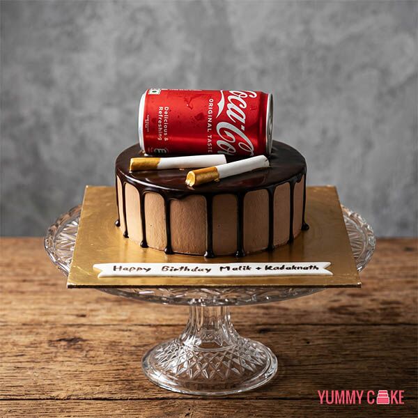 Cigarette and Coke Cake
