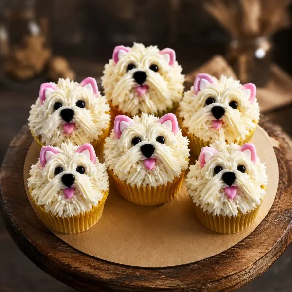 puppy cupcakes