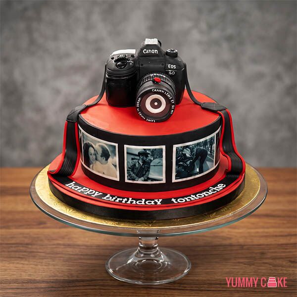 Photographer Birthday Cake