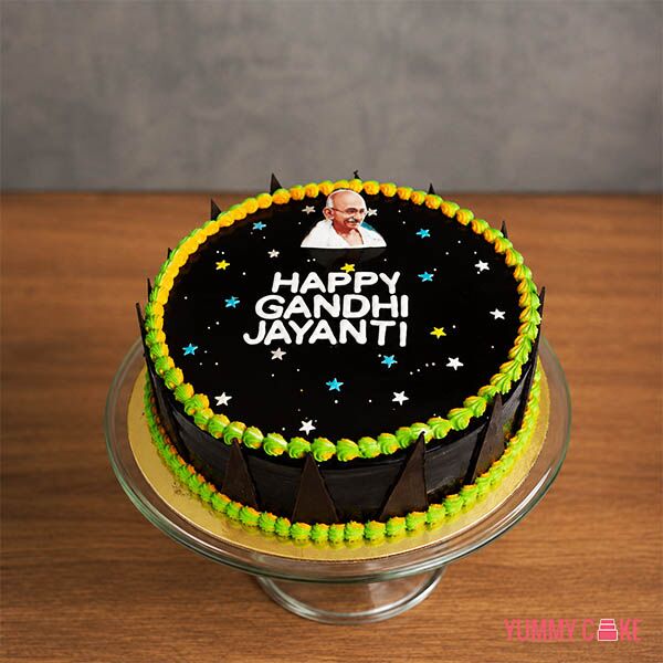Gandhi Jayanti Cake
