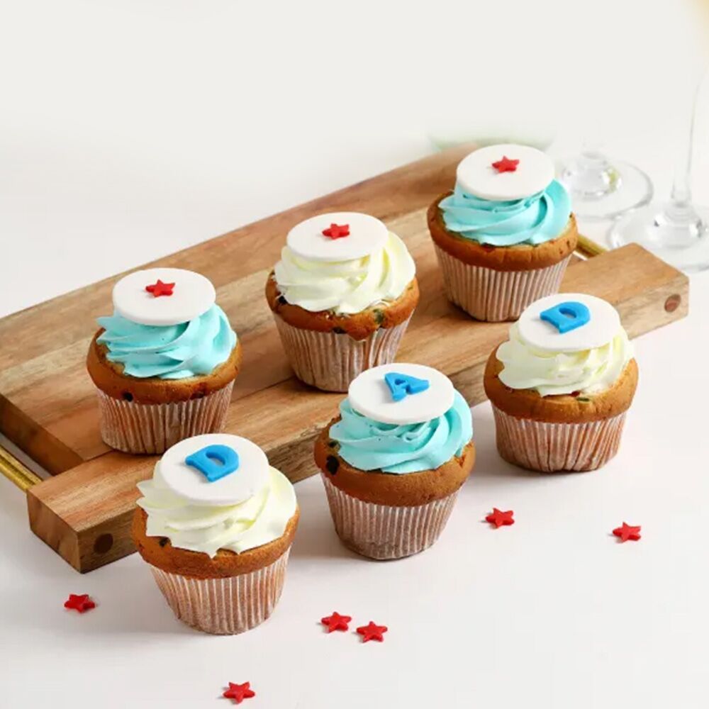 Star Dad Cupcakes