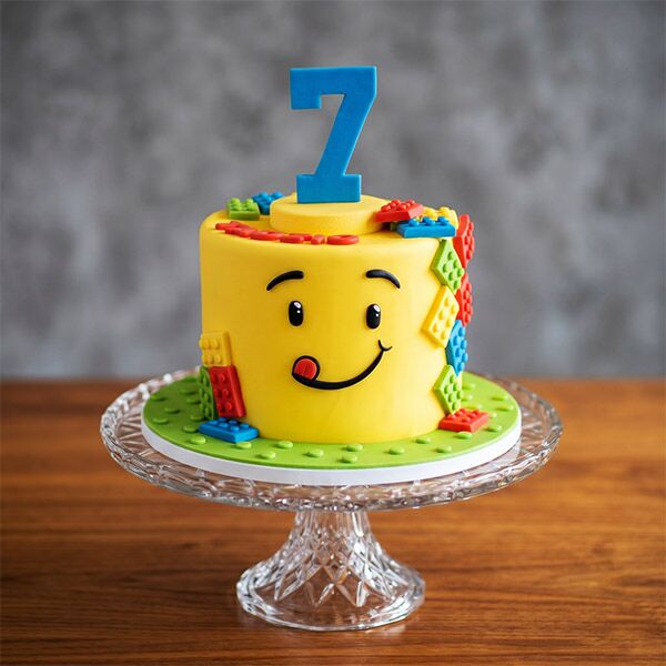 lego number birthday cake