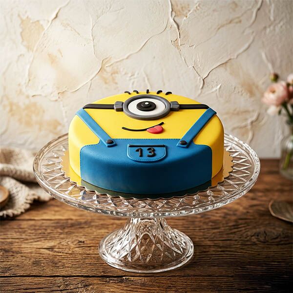 single eye minion cake