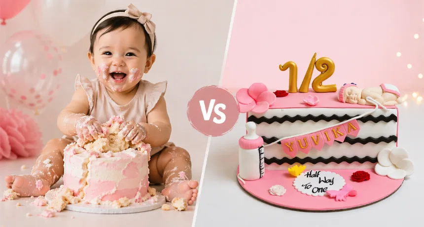 Smash Cake vs. Half-Birthday Cake—What Is the Difference and Which Should You Order?
