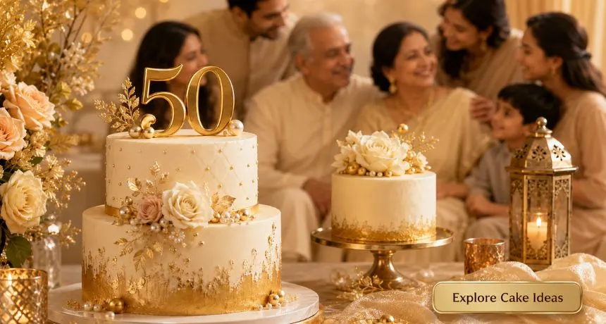 50th Birthday Cake Ideas: Golden Milestone Designs & Personalisation