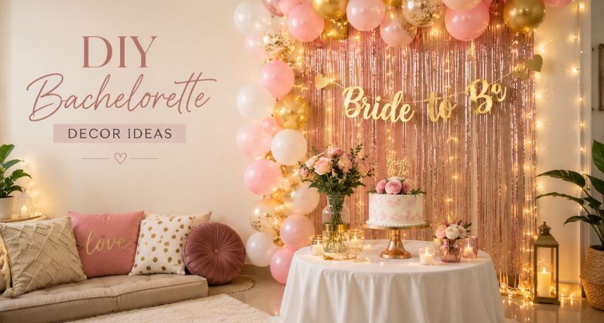 Budget-Friendly DIY Bachelorette Party Decoration Ideas at Home