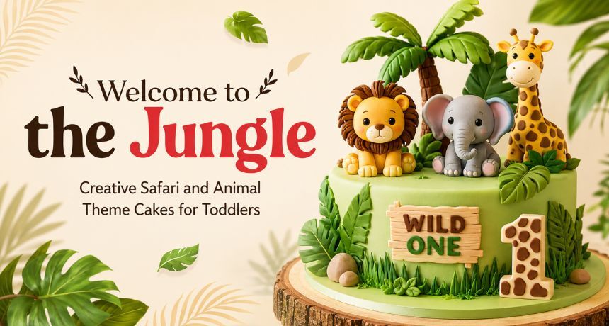 Welcome to the Jungle: Creative Safari and Animal Theme Cakes for Toddlers