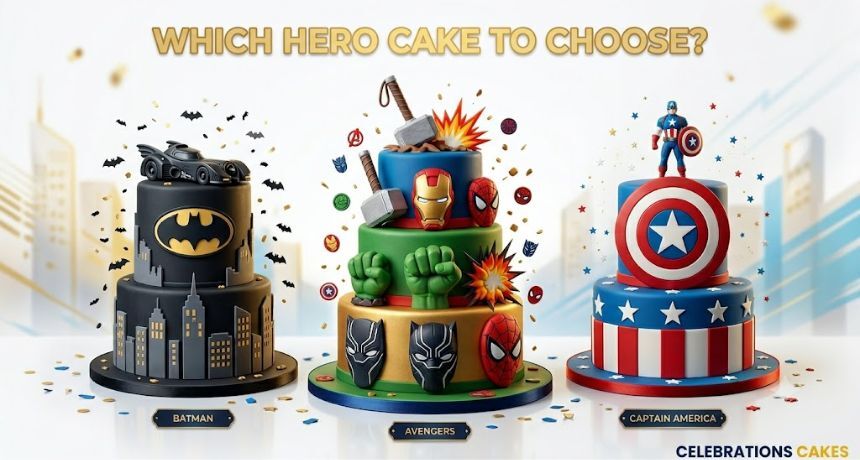 Action-Packed Birthdays: Choosing Between Avengers, Batman, and Captain America Cakes