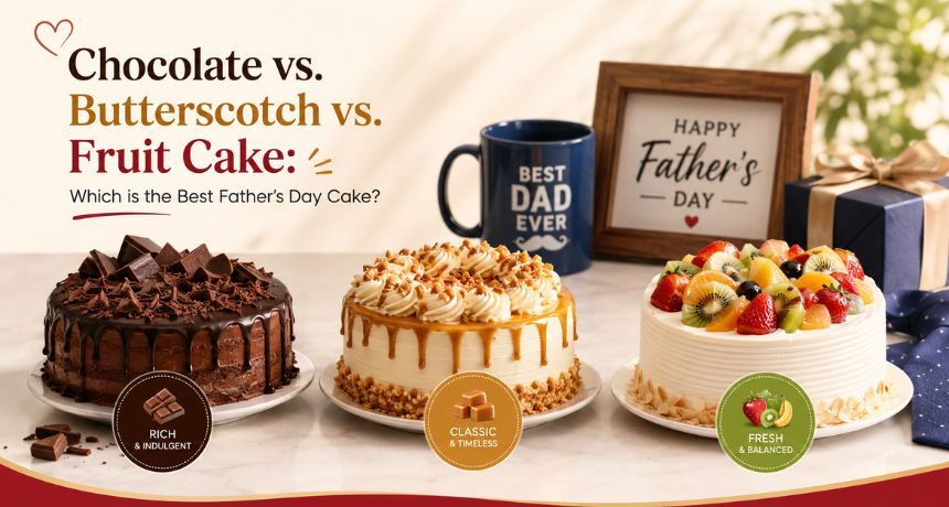 Chocolate vs. Butterscotch vs. Fruit Cake: Which is the Best Father’s Day Cake?