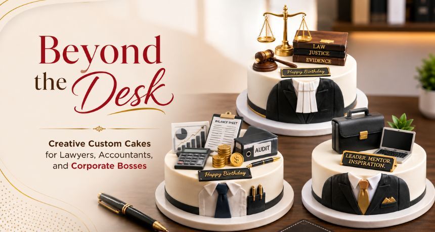 Beyond the Desk: Creative Custom Cakes for Lawyers, Accountants, and Corporate Bosses
