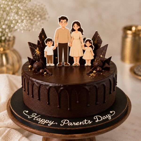 parents day chocolate cake