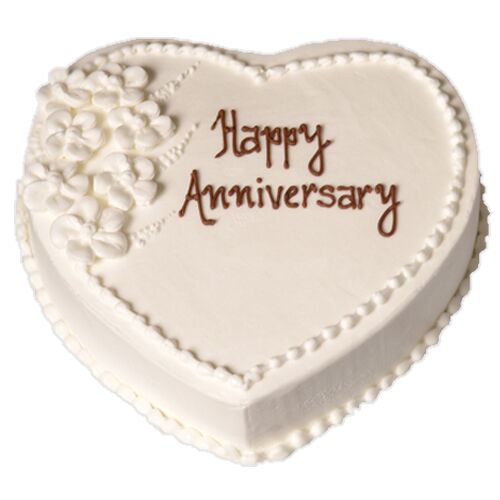 heart shaped cake for anniversary