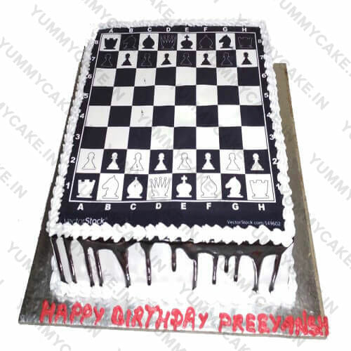 Chess Themed Cake