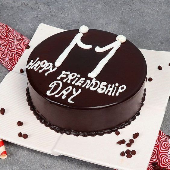 friendship day truffle cake