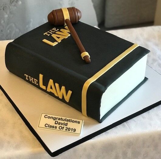 law theme cake