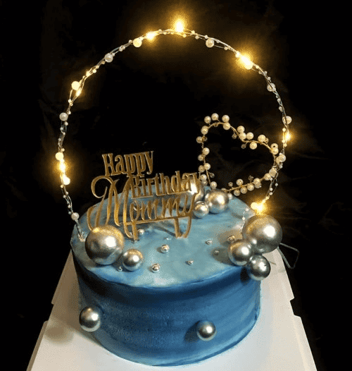 led light birthday cake