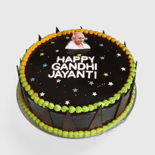 chocolate flavor Gandhi Jayanti Cake