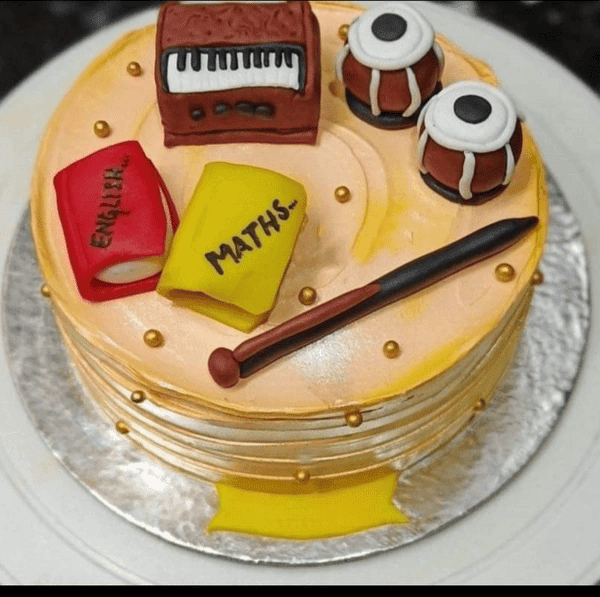 Saraswati Puja Special Cake