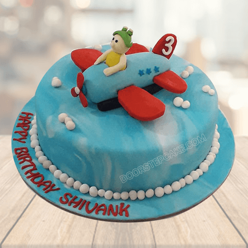 fighter jet birthday cake doorstepcake