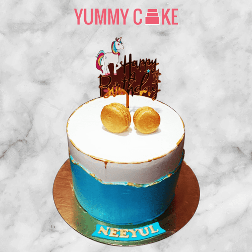 macaron cake for 13th birthday