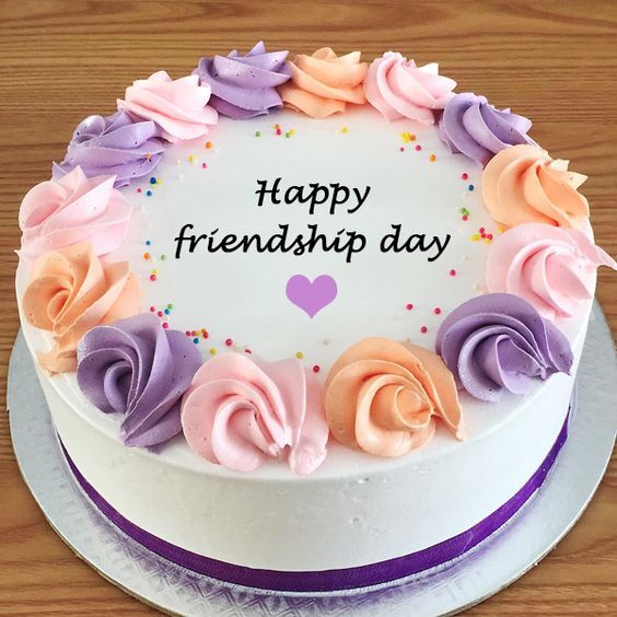 friendship special floral cake