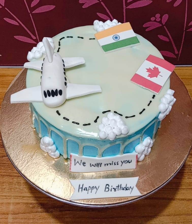 india to canada cake