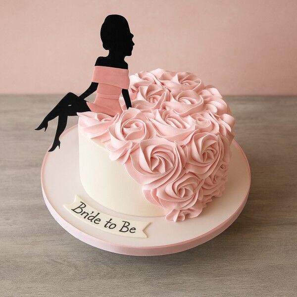 Bride To Be Cream Cake