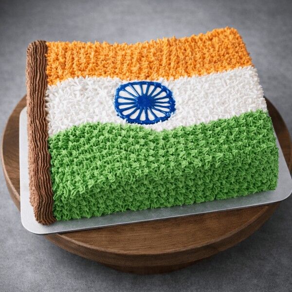 national flag design cake