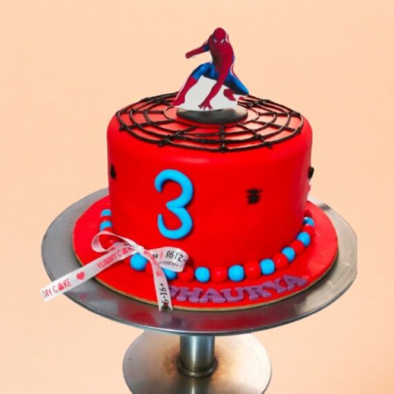 Happy Birthday Spiderman Cake