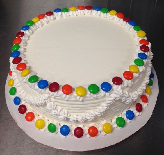 rainbow gems cake