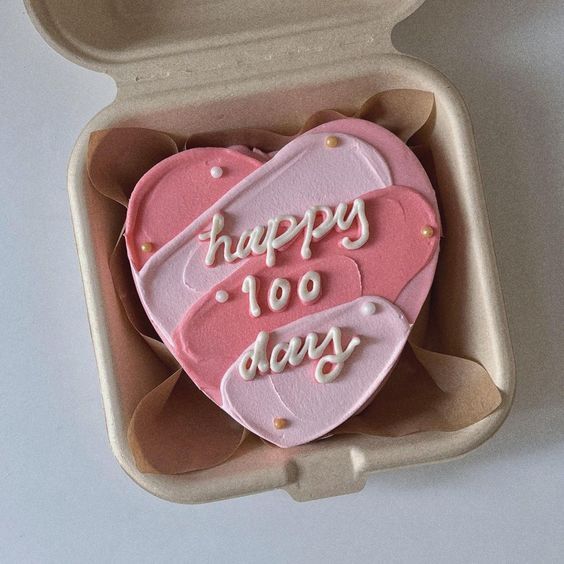 Heart Shaped Bento Cake