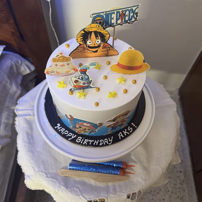 One Piece Luffy Cake