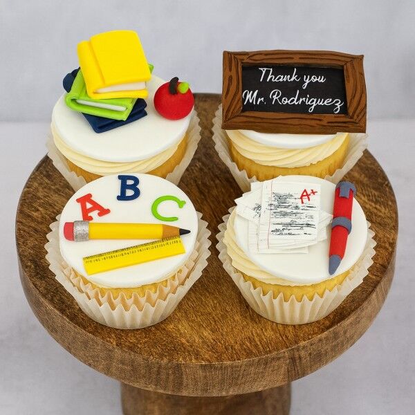 Thank You Teacher Cupcakes for teachers day