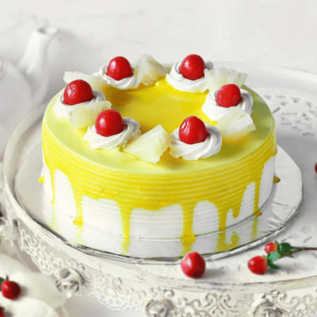 fancy pineapple cake design