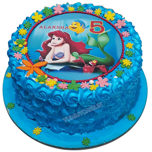 little mermaid cake online