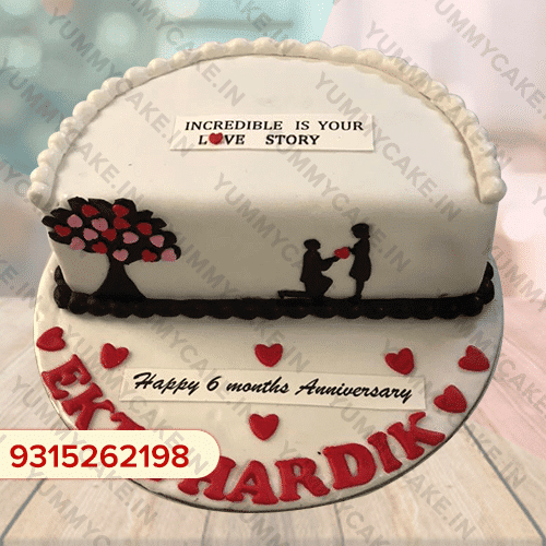 Order Anniversary Cake Online for Couples & Get 10% Off