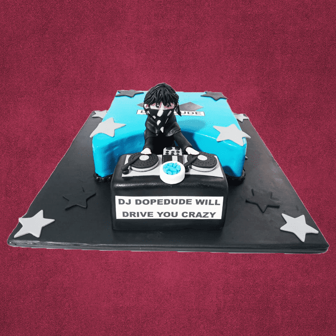 Birthday Dj Theme Cake